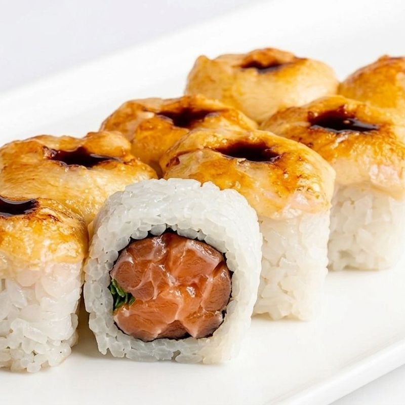 Acılı Somon Roll